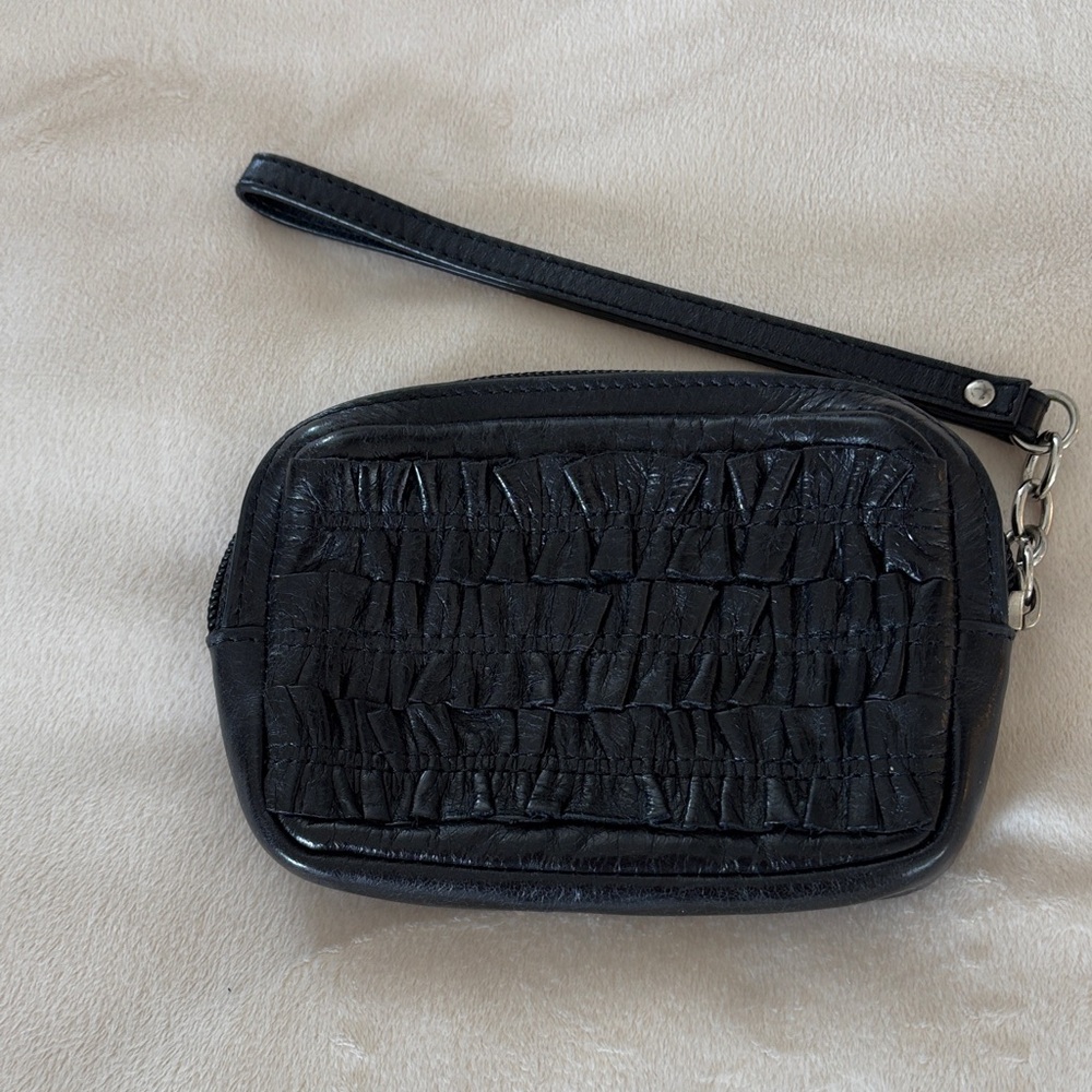 HOBO Black Wristlet Clutch